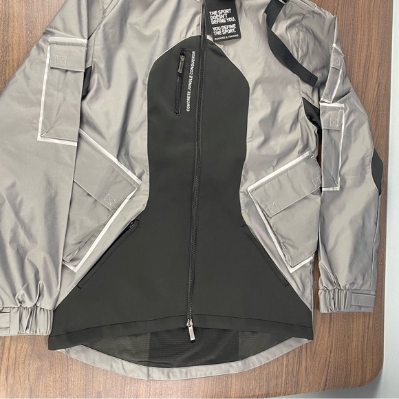 Puma Conqr Full Zip Jacket Silver Black Casual Athletic Outerwear Men’s Sz - Picture 4 of 11